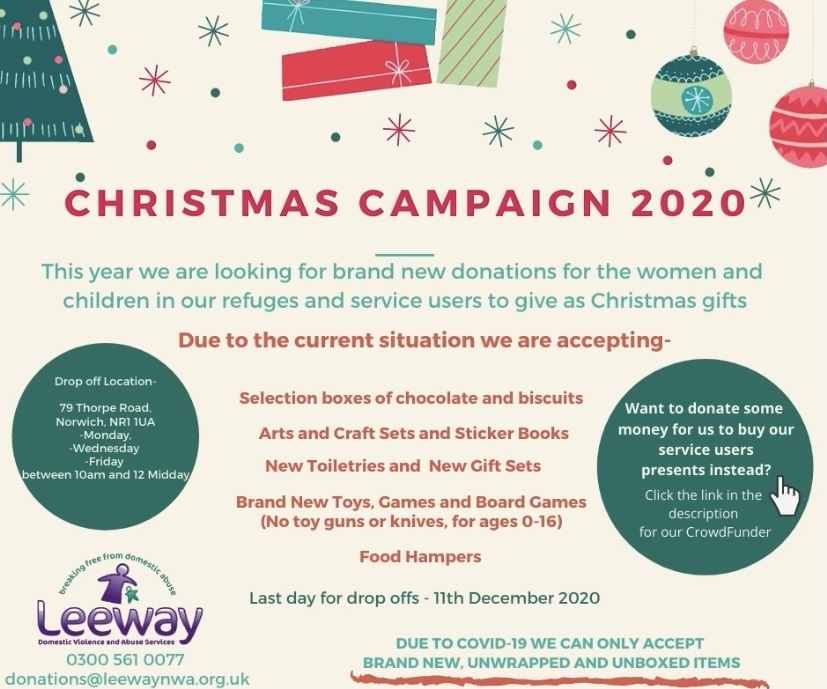 Festive Cheer: Leeway Launches Christmas Appeal